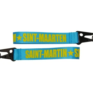 D01 "Porte-clés bracelet bleu"