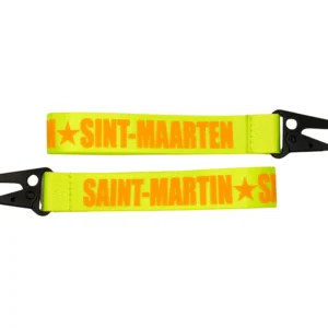 D03 "Porte-clés bracelet jaune"